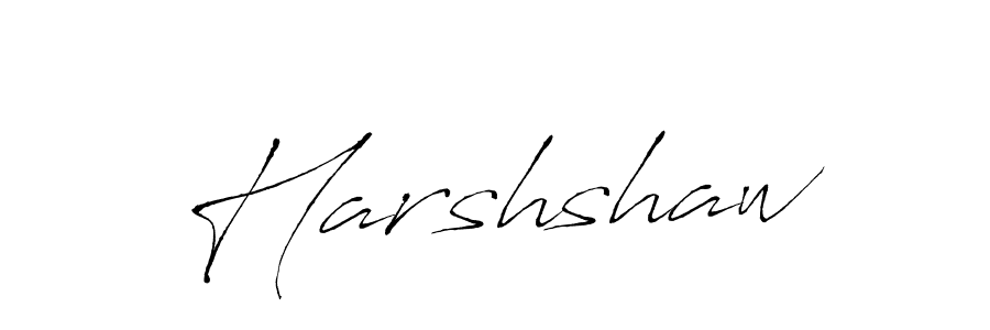 Create a beautiful signature design for name Harshshaw. With this signature (Antro_Vectra) fonts, you can make a handwritten signature for free. Harshshaw signature style 6 images and pictures png
