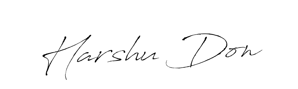 Here are the top 10 professional signature styles for the name Harshu Don. These are the best autograph styles you can use for your name. Harshu Don signature style 6 images and pictures png