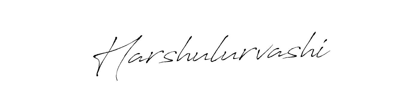 Use a signature maker to create a handwritten signature online. With this signature software, you can design (Antro_Vectra) your own signature for name Harshulurvashi. Harshulurvashi signature style 6 images and pictures png