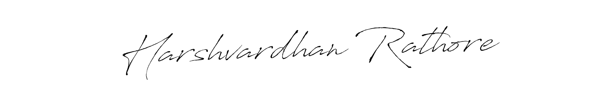 Make a beautiful signature design for name Harshvardhan Rathore. With this signature (Antro_Vectra) style, you can create a handwritten signature for free. Harshvardhan Rathore signature style 6 images and pictures png