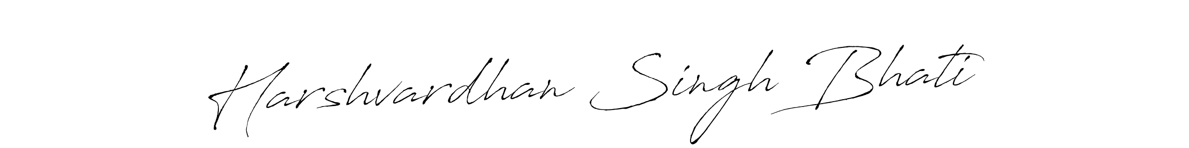 Harshvardhan Singh Bhati stylish signature style. Best Handwritten Sign (Antro_Vectra) for my name. Handwritten Signature Collection Ideas for my name Harshvardhan Singh Bhati. Harshvardhan Singh Bhati signature style 6 images and pictures png