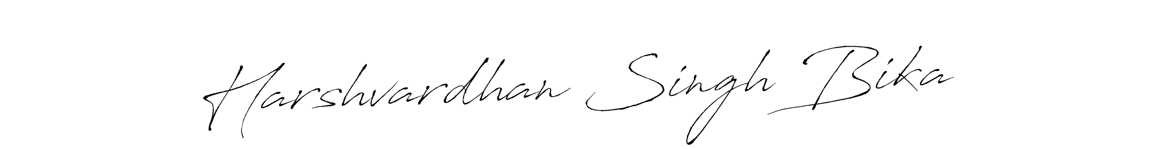 Harshvardhan Singh Bika stylish signature style. Best Handwritten Sign (Antro_Vectra) for my name. Handwritten Signature Collection Ideas for my name Harshvardhan Singh Bika. Harshvardhan Singh Bika signature style 6 images and pictures png