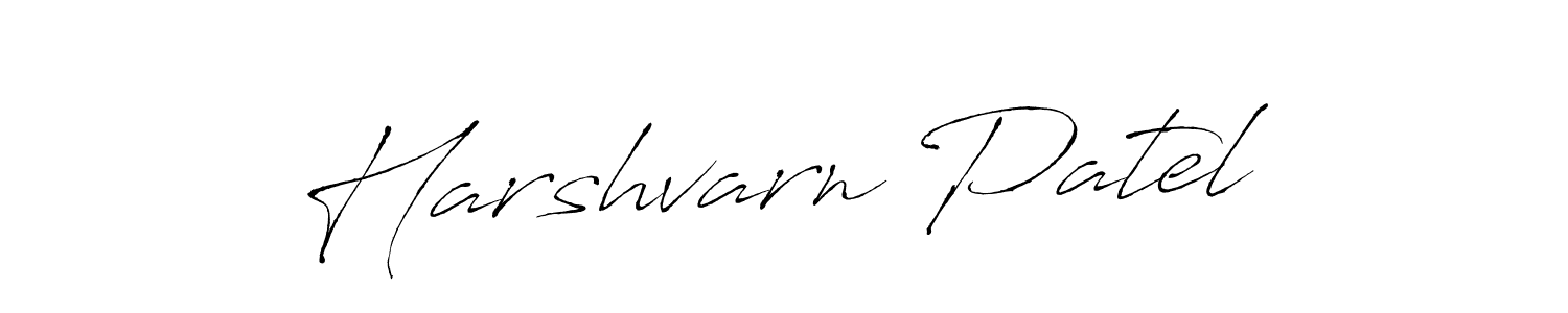 Harshvarn Patel stylish signature style. Best Handwritten Sign (Antro_Vectra) for my name. Handwritten Signature Collection Ideas for my name Harshvarn Patel. Harshvarn Patel signature style 6 images and pictures png