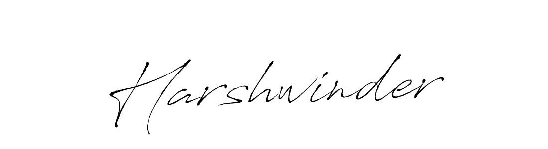 Make a beautiful signature design for name Harshwinder. With this signature (Antro_Vectra) style, you can create a handwritten signature for free. Harshwinder signature style 6 images and pictures png