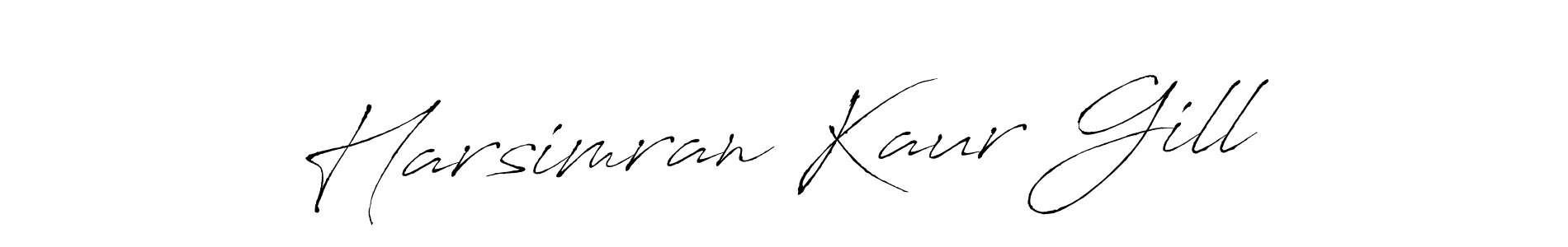 The best way (Antro_Vectra) to make a short signature is to pick only two or three words in your name. The name Harsimran Kaur Gill include a total of six letters. For converting this name. Harsimran Kaur Gill signature style 6 images and pictures png