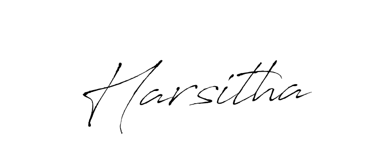 Make a beautiful signature design for name Harsitha. With this signature (Antro_Vectra) style, you can create a handwritten signature for free. Harsitha signature style 6 images and pictures png