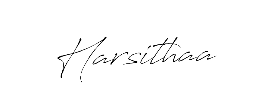 Create a beautiful signature design for name Harsithaa. With this signature (Antro_Vectra) fonts, you can make a handwritten signature for free. Harsithaa signature style 6 images and pictures png