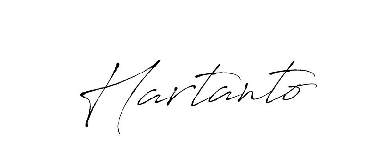 How to make Hartanto name signature. Use Antro_Vectra style for creating short signs online. This is the latest handwritten sign. Hartanto signature style 6 images and pictures png