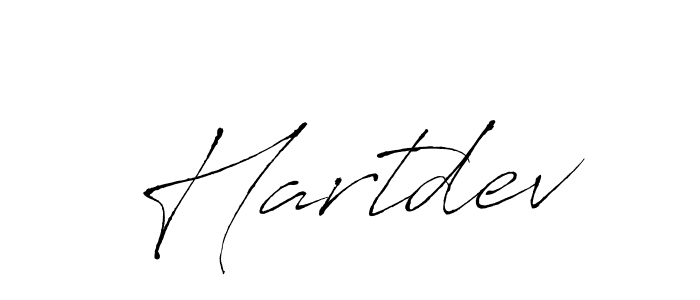 Design your own signature with our free online signature maker. With this signature software, you can create a handwritten (Antro_Vectra) signature for name Hartdev. Hartdev signature style 6 images and pictures png