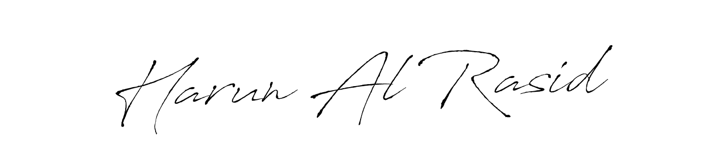 How to make Harun Al Rasid name signature. Use Antro_Vectra style for creating short signs online. This is the latest handwritten sign. Harun Al Rasid signature style 6 images and pictures png