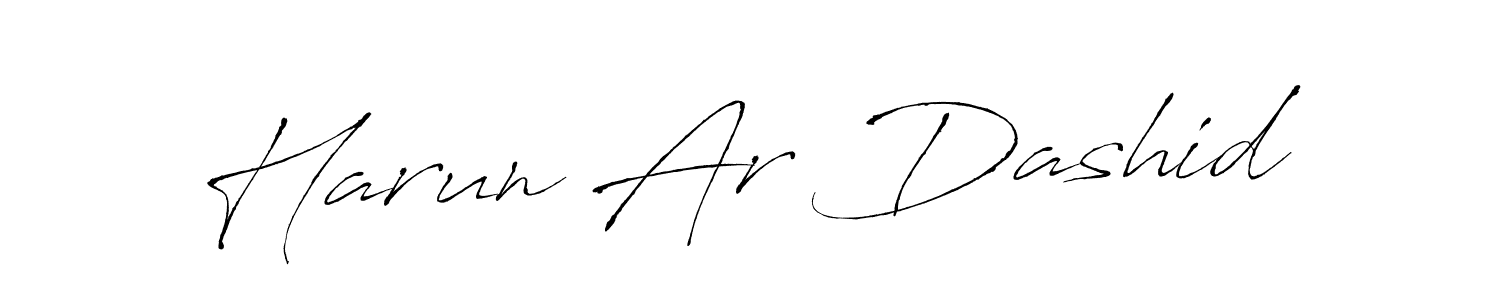 You should practise on your own different ways (Antro_Vectra) to write your name (Harun Ar Dashid) in signature. don't let someone else do it for you. Harun Ar Dashid signature style 6 images and pictures png