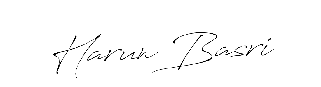 You should practise on your own different ways (Antro_Vectra) to write your name (Harun Basri) in signature. don't let someone else do it for you. Harun Basri signature style 6 images and pictures png