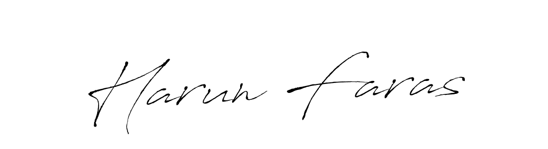 Also we have Harun Faras name is the best signature style. Create professional handwritten signature collection using Antro_Vectra autograph style. Harun Faras signature style 6 images and pictures png