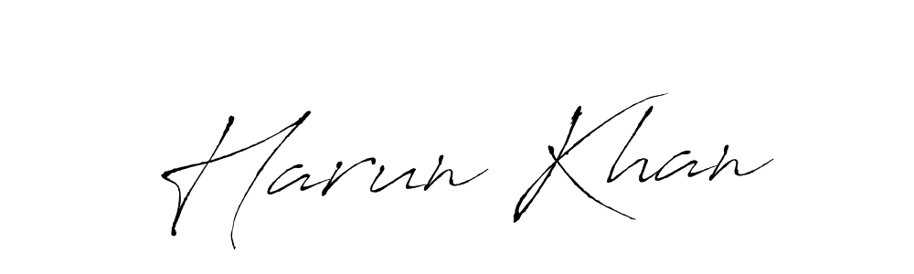 Similarly Antro_Vectra is the best handwritten signature design. Signature creator online .You can use it as an online autograph creator for name Harun Khan. Harun Khan signature style 6 images and pictures png