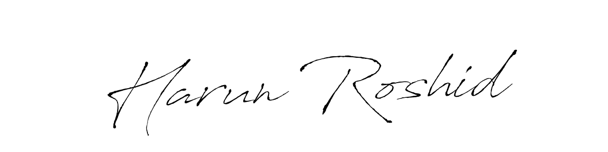 How to make Harun Roshid signature? Antro_Vectra is a professional autograph style. Create handwritten signature for Harun Roshid name. Harun Roshid signature style 6 images and pictures png