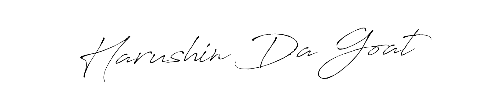 Harushin Da Goat stylish signature style. Best Handwritten Sign (Antro_Vectra) for my name. Handwritten Signature Collection Ideas for my name Harushin Da Goat. Harushin Da Goat signature style 6 images and pictures png