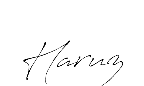 Haruz stylish signature style. Best Handwritten Sign (Antro_Vectra) for my name. Handwritten Signature Collection Ideas for my name Haruz. Haruz signature style 6 images and pictures png