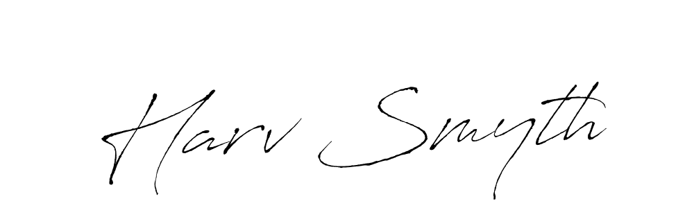 Make a beautiful signature design for name Harv Smyth. With this signature (Antro_Vectra) style, you can create a handwritten signature for free. Harv Smyth signature style 6 images and pictures png