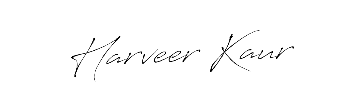 Design your own signature with our free online signature maker. With this signature software, you can create a handwritten (Antro_Vectra) signature for name Harveer Kaur. Harveer Kaur signature style 6 images and pictures png