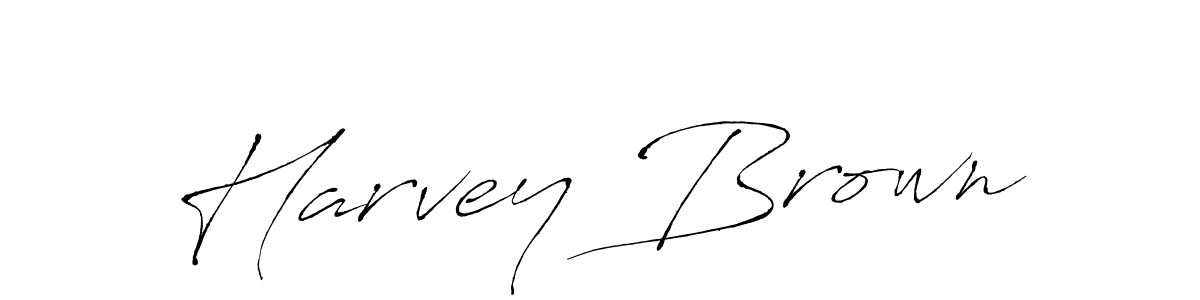 Create a beautiful signature design for name Harvey Brown. With this signature (Antro_Vectra) fonts, you can make a handwritten signature for free. Harvey Brown signature style 6 images and pictures png