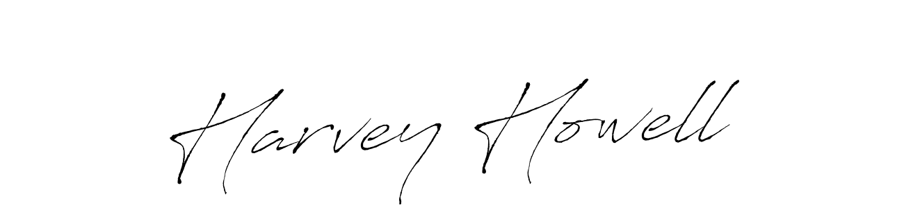 Harvey Howell stylish signature style. Best Handwritten Sign (Antro_Vectra) for my name. Handwritten Signature Collection Ideas for my name Harvey Howell. Harvey Howell signature style 6 images and pictures png