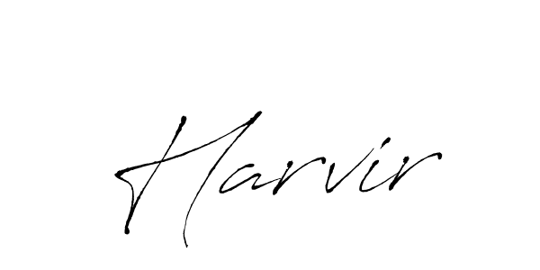 Design your own signature with our free online signature maker. With this signature software, you can create a handwritten (Antro_Vectra) signature for name Harvir. Harvir signature style 6 images and pictures png