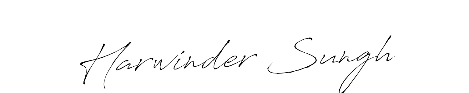 Also You can easily find your signature by using the search form. We will create Harwinder Sungh name handwritten signature images for you free of cost using Antro_Vectra sign style. Harwinder Sungh signature style 6 images and pictures png