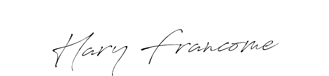 How to make Hary Francome signature? Antro_Vectra is a professional autograph style. Create handwritten signature for Hary Francome name. Hary Francome signature style 6 images and pictures png