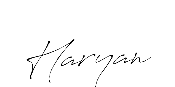 How to make Haryan signature? Antro_Vectra is a professional autograph style. Create handwritten signature for Haryan name. Haryan signature style 6 images and pictures png