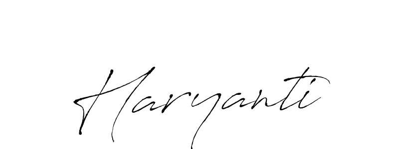 Antro_Vectra is a professional signature style that is perfect for those who want to add a touch of class to their signature. It is also a great choice for those who want to make their signature more unique. Get Haryanti name to fancy signature for free. Haryanti signature style 6 images and pictures png