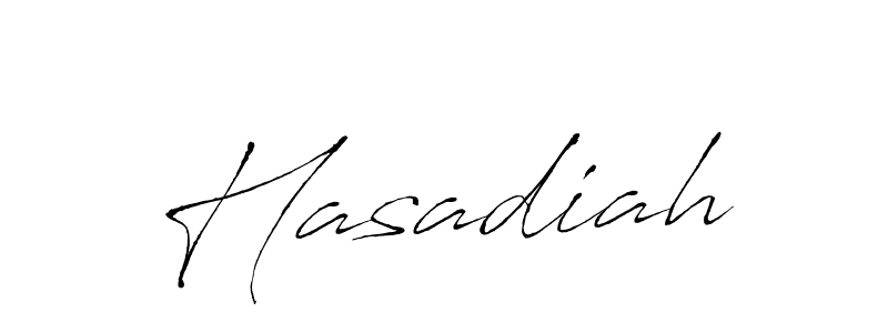 Design your own signature with our free online signature maker. With this signature software, you can create a handwritten (Antro_Vectra) signature for name Hasadiah. Hasadiah signature style 6 images and pictures png