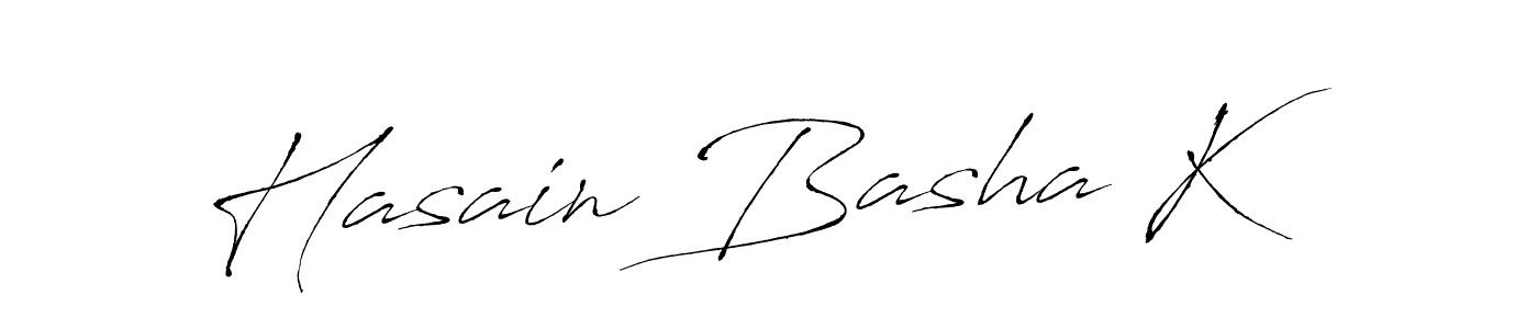 Also You can easily find your signature by using the search form. We will create Hasain Basha K name handwritten signature images for you free of cost using Antro_Vectra sign style. Hasain Basha K signature style 6 images and pictures png