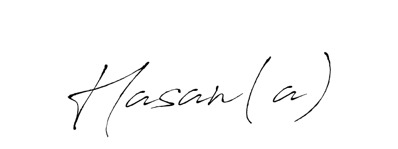 Create a beautiful signature design for name Hasan(a). With this signature (Antro_Vectra) fonts, you can make a handwritten signature for free. Hasan(a) signature style 6 images and pictures png
