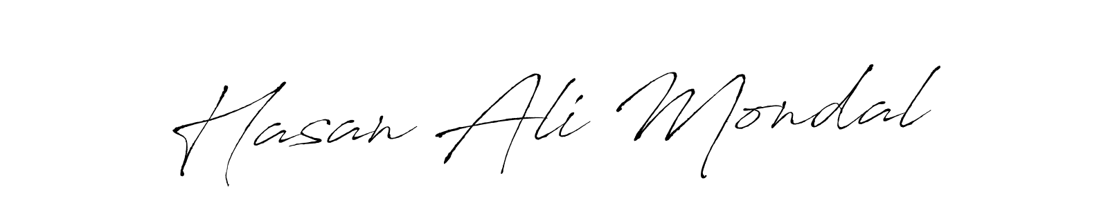 Use a signature maker to create a handwritten signature online. With this signature software, you can design (Antro_Vectra) your own signature for name Hasan Ali Mondal. Hasan Ali Mondal signature style 6 images and pictures png