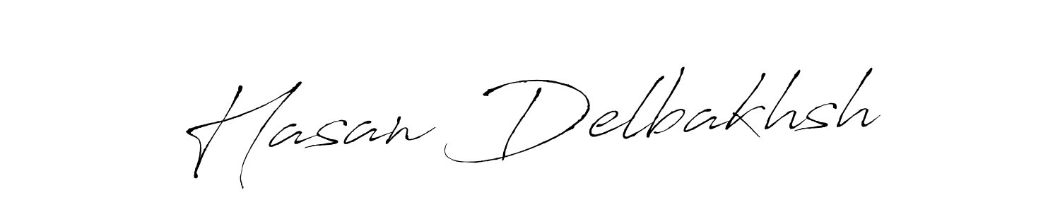 Use a signature maker to create a handwritten signature online. With this signature software, you can design (Antro_Vectra) your own signature for name Hasan Delbakhsh. Hasan Delbakhsh signature style 6 images and pictures png