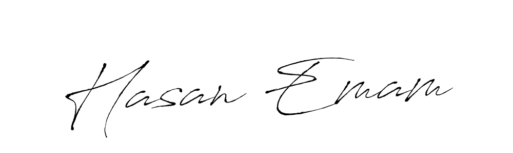 Use a signature maker to create a handwritten signature online. With this signature software, you can design (Antro_Vectra) your own signature for name Hasan Emam. Hasan Emam signature style 6 images and pictures png