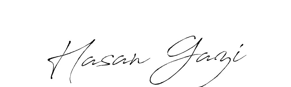 Also we have Hasan Gazi name is the best signature style. Create professional handwritten signature collection using Antro_Vectra autograph style. Hasan Gazi signature style 6 images and pictures png