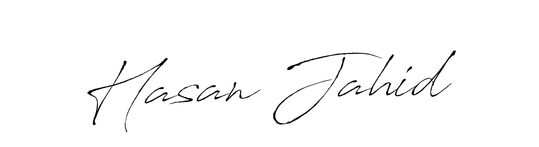 Hasan Jahid stylish signature style. Best Handwritten Sign (Antro_Vectra) for my name. Handwritten Signature Collection Ideas for my name Hasan Jahid. Hasan Jahid signature style 6 images and pictures png