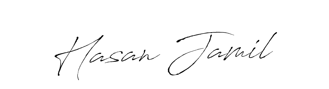 Use a signature maker to create a handwritten signature online. With this signature software, you can design (Antro_Vectra) your own signature for name Hasan Jamil. Hasan Jamil signature style 6 images and pictures png
