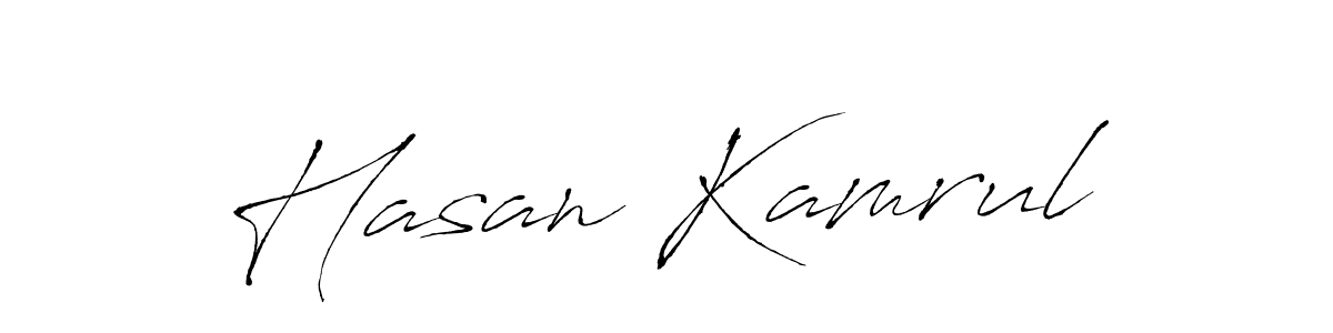 You should practise on your own different ways (Antro_Vectra) to write your name (Hasan Kamrul) in signature. don't let someone else do it for you. Hasan Kamrul signature style 6 images and pictures png