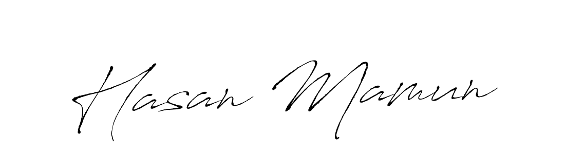 How to make Hasan Mamun name signature. Use Antro_Vectra style for creating short signs online. This is the latest handwritten sign. Hasan Mamun signature style 6 images and pictures png
