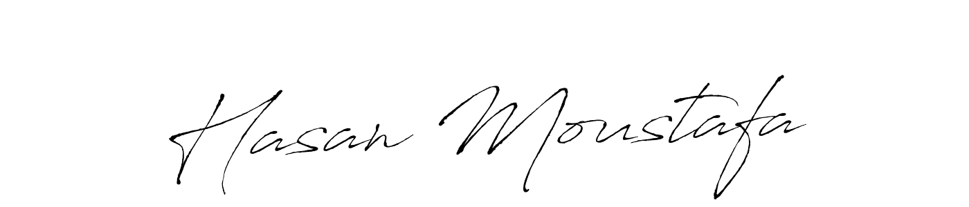 How to make Hasan Moustafa signature? Antro_Vectra is a professional autograph style. Create handwritten signature for Hasan Moustafa name. Hasan Moustafa signature style 6 images and pictures png