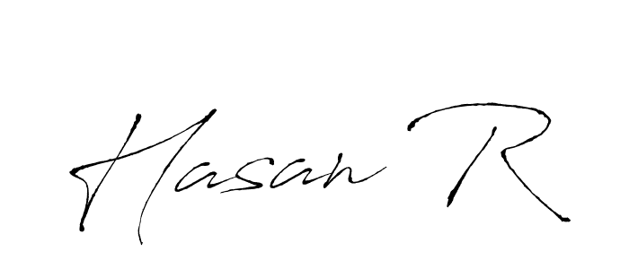 Design your own signature with our free online signature maker. With this signature software, you can create a handwritten (Antro_Vectra) signature for name Hasan R. Hasan R signature style 6 images and pictures png