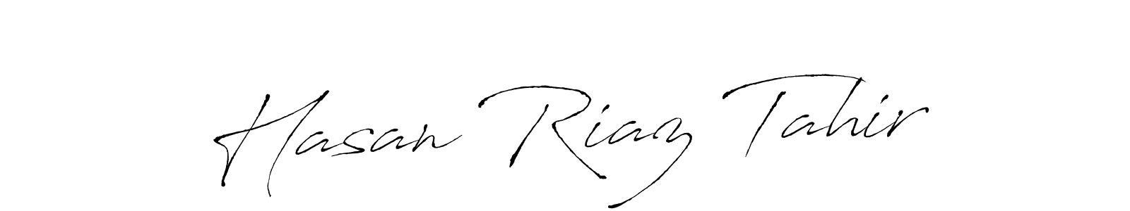Hasan Riaz Tahir stylish signature style. Best Handwritten Sign (Antro_Vectra) for my name. Handwritten Signature Collection Ideas for my name Hasan Riaz Tahir. Hasan Riaz Tahir signature style 6 images and pictures png