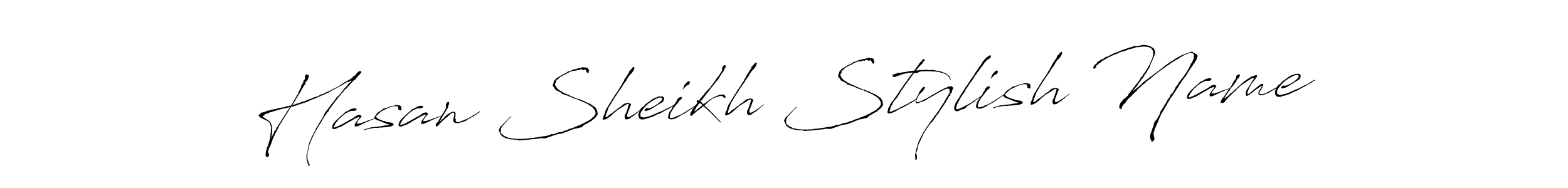 Hasan Sheikh Stylish Name stylish signature style. Best Handwritten Sign (Antro_Vectra) for my name. Handwritten Signature Collection Ideas for my name Hasan Sheikh Stylish Name. Hasan Sheikh Stylish Name signature style 6 images and pictures png