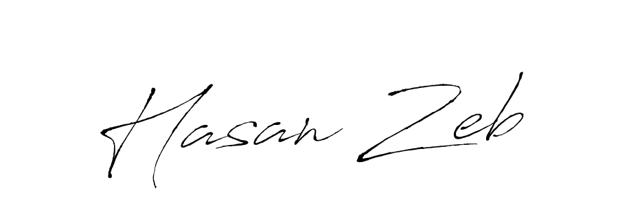 Create a beautiful signature design for name Hasan Zeb. With this signature (Antro_Vectra) fonts, you can make a handwritten signature for free. Hasan Zeb signature style 6 images and pictures png