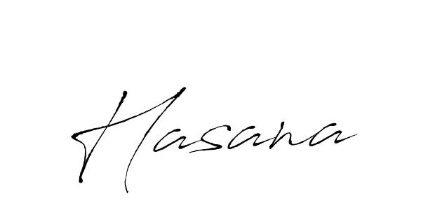 Design your own signature with our free online signature maker. With this signature software, you can create a handwritten (Antro_Vectra) signature for name Hasana. Hasana signature style 6 images and pictures png