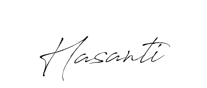 The best way (Antro_Vectra) to make a short signature is to pick only two or three words in your name. The name Hasanti include a total of six letters. For converting this name. Hasanti signature style 6 images and pictures png