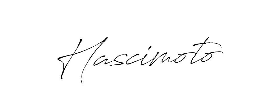 Make a beautiful signature design for name Hascimoto. With this signature (Antro_Vectra) style, you can create a handwritten signature for free. Hascimoto signature style 6 images and pictures png