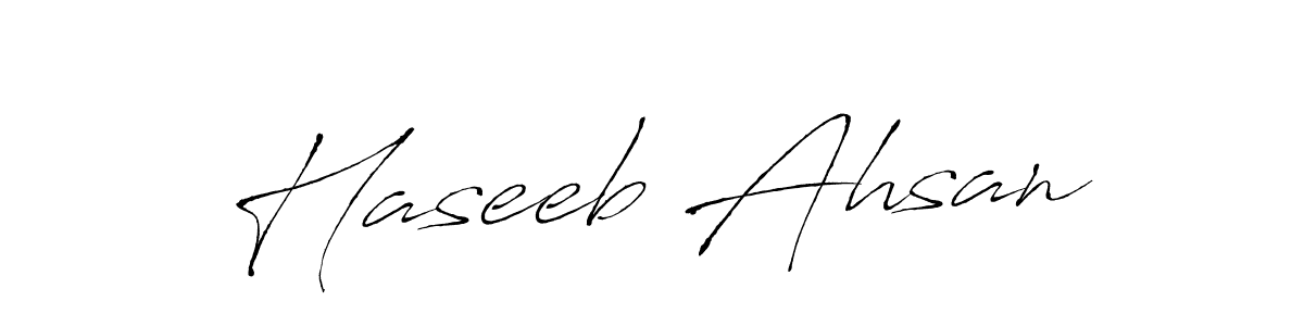 Also You can easily find your signature by using the search form. We will create Haseeb Ahsan name handwritten signature images for you free of cost using Antro_Vectra sign style. Haseeb Ahsan signature style 6 images and pictures png